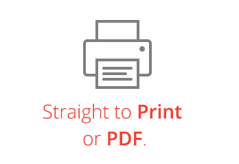 Straight to Print or PDF